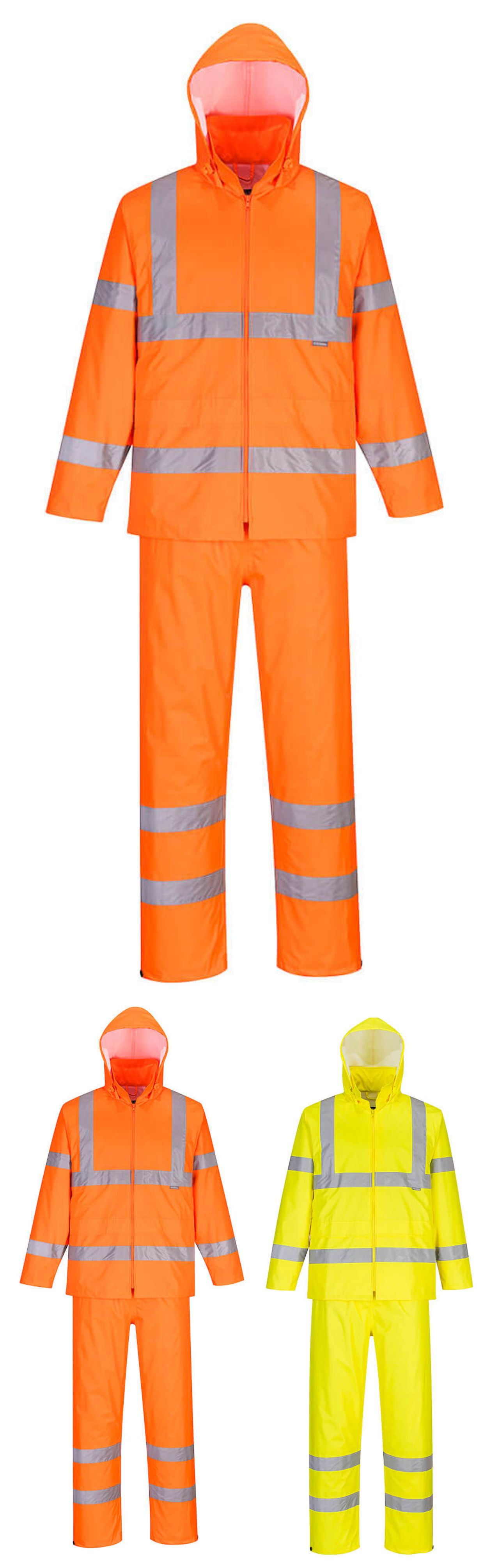 Portwest H448 - Hi-Vis Packaway Rainsuit  Portwest H448 - Hi-Vis Packaway Rainsuit